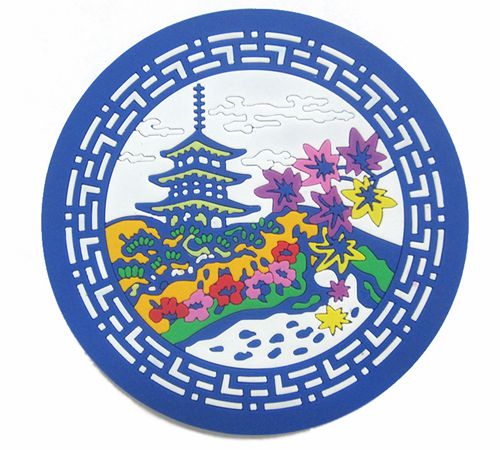 展廳硅膠墊子黃鶴樓圖案 展廳硅膠墊子黃鶴樓圖案