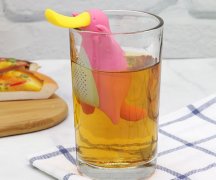 鴨嘴獸硅膠茶葉茶濾，創意泡茶神器_硅膠用品